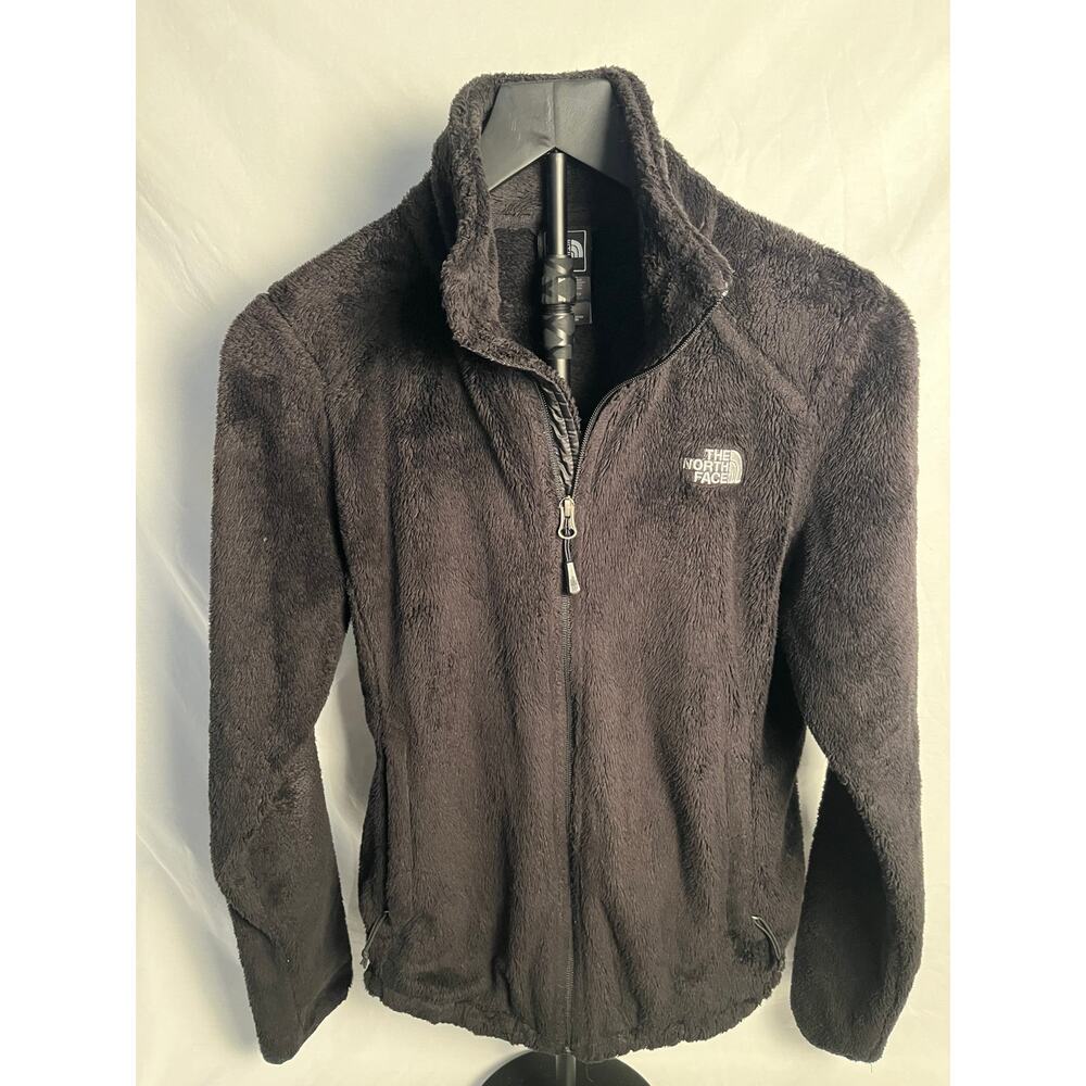 The North Face Women’s Full Zip Fleece Jacket Black Soft Plush S Small